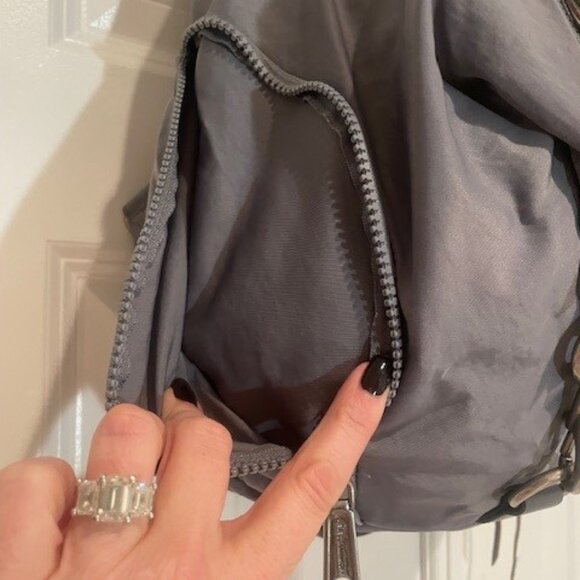 Rebecca Minkoff Nylon Julian Backpack GRAY – JUMBO main image 6